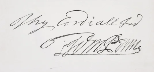Unterschrift von William Penn